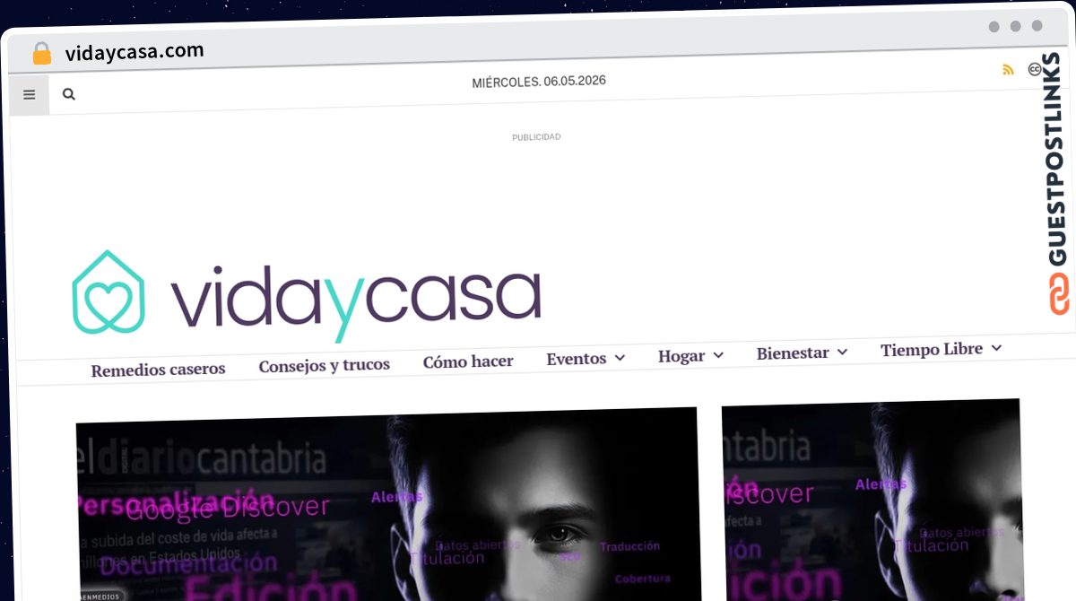 Publish Guest Post on vidaycasa.com