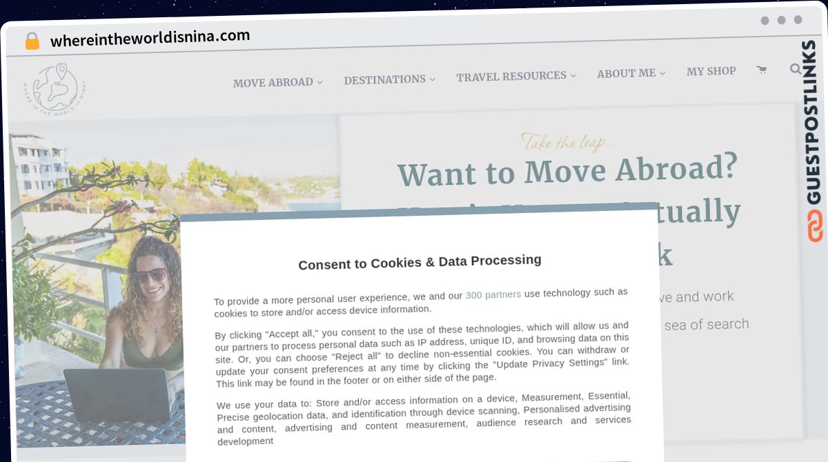 Publish Guest Post on whereintheworldisnina.com