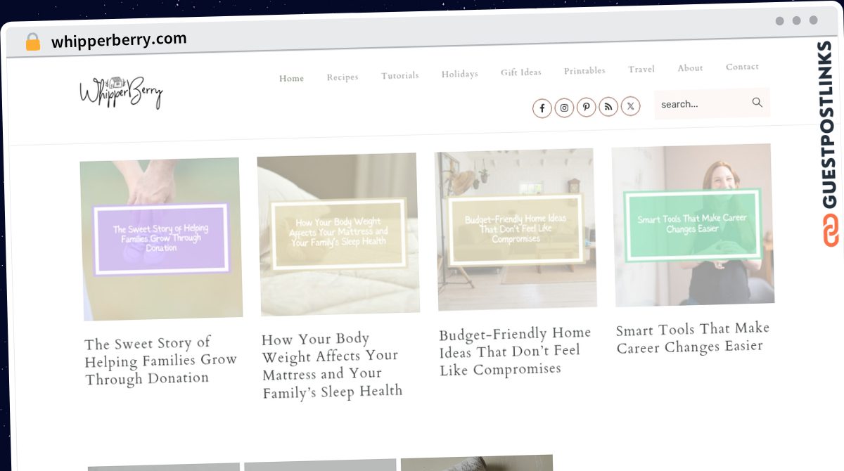 Publish Guest Post on whipperberry.com