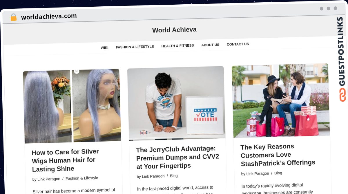 Publish Guest Post on worldachieva.com