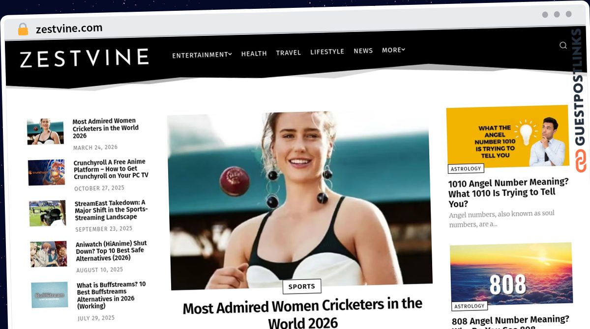 Publish Guest Post on zestvine.com