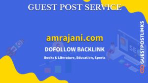 Buy Guest Post on amrajani.com