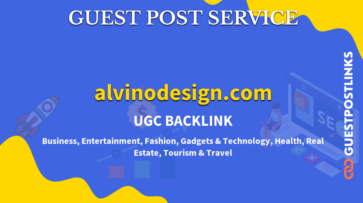 Buy Guest Post on alvinodesign.com