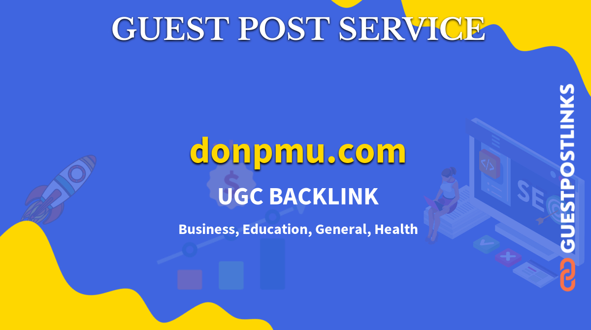 Buy Guest Post on donpmu.com
