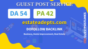 Buy Guest Post on estateadepts.com