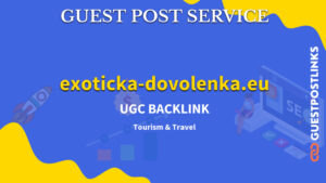 Buy Guest Post on exoticka-dovolenka.eu