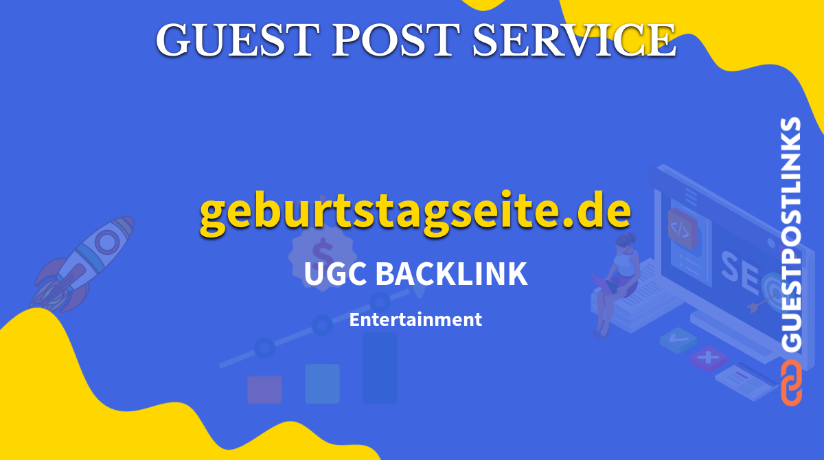 Buy Guest Post on geburtstagseite.de
