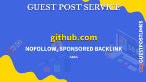 Buy Guest Post on github.com