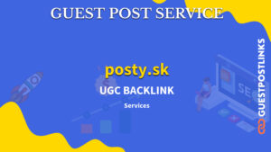 Buy Guest Post on posty.sk