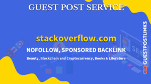 Buy Guest Post on stackoverflow.com