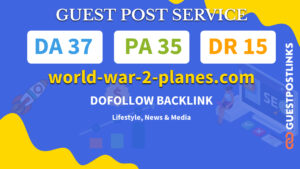 Buy Guest Post on world-war-2-planes.com