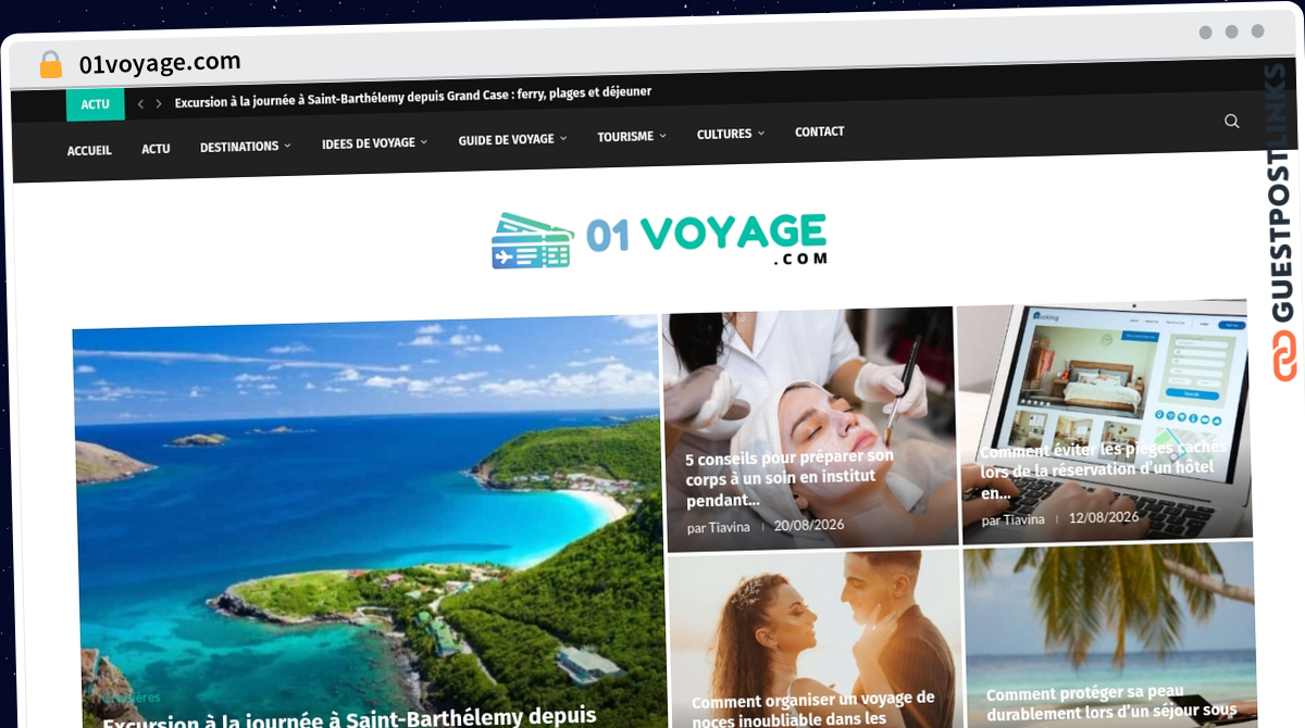 Publish Guest Post on 01voyage.com