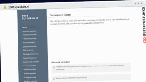 Publish Guest Post on 1001spreuken.nl