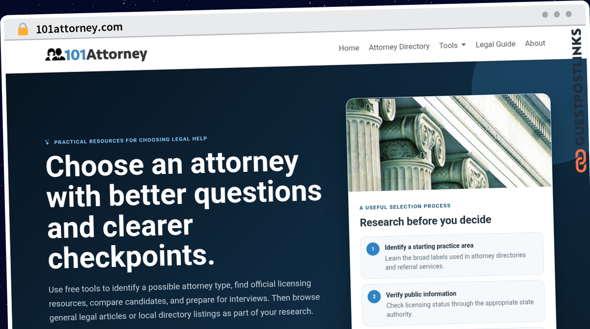 Publish Guest Post on 101attorney.com
