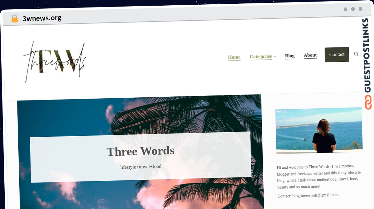 Publish Guest Post on 3wnews.org