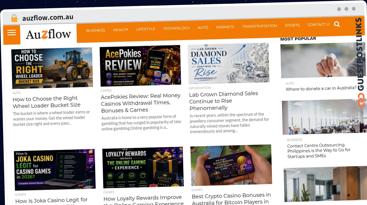 Publish Guest Post on auzflow.com.au