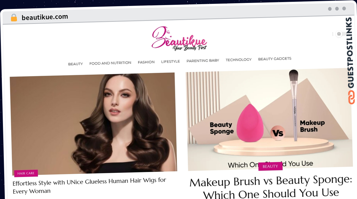 Publish Guest Post on beautikue.com