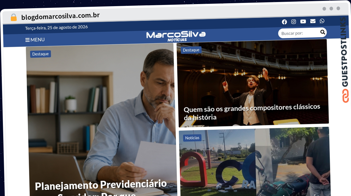 Publish Guest Post on blogdomarcosilva.com.br