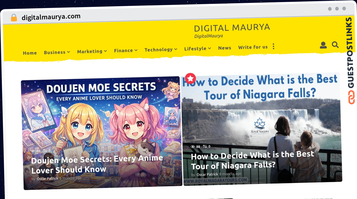 Publish Guest Post on digitalmaurya.com