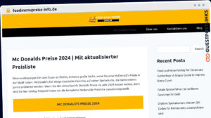 Publish Guest Post on foodmenupreise-info.de