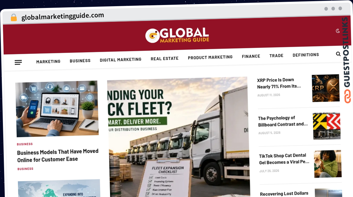 Publish Guest Post on globalmarketingguide.com