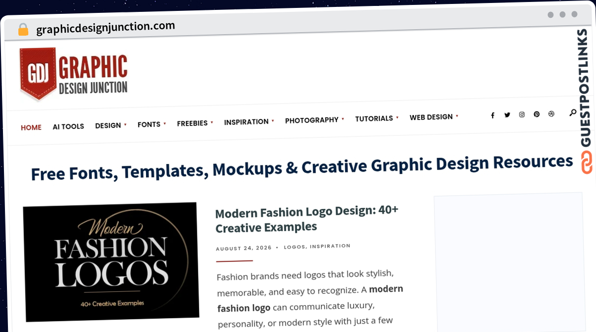Publish Guest Post on graphicdesignjunction.com