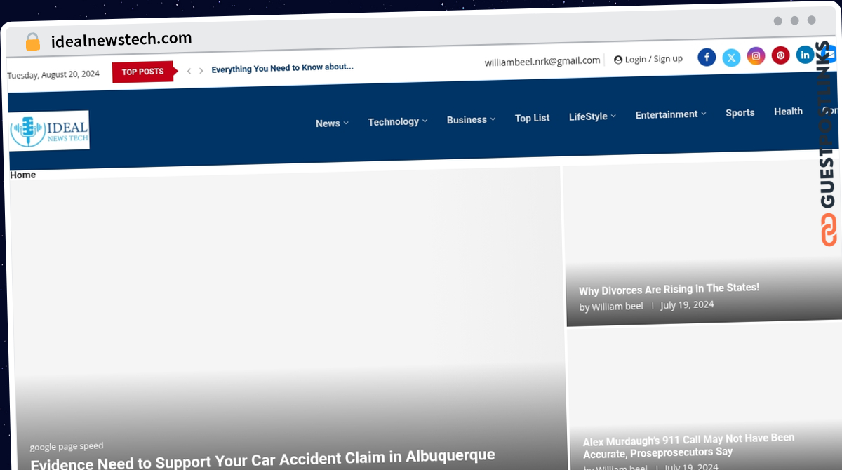 Publish Guest Post on idealnewstech.com