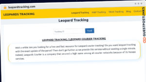Publish Guest Post on leopardtracking.com