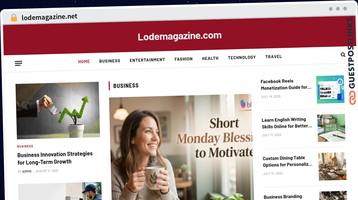 Publish Guest Post on lodemagazine.net