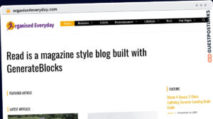 Publish Guest Post on organisedeveryday.com