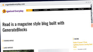 Publish Guest Post on organisedeveryday.com