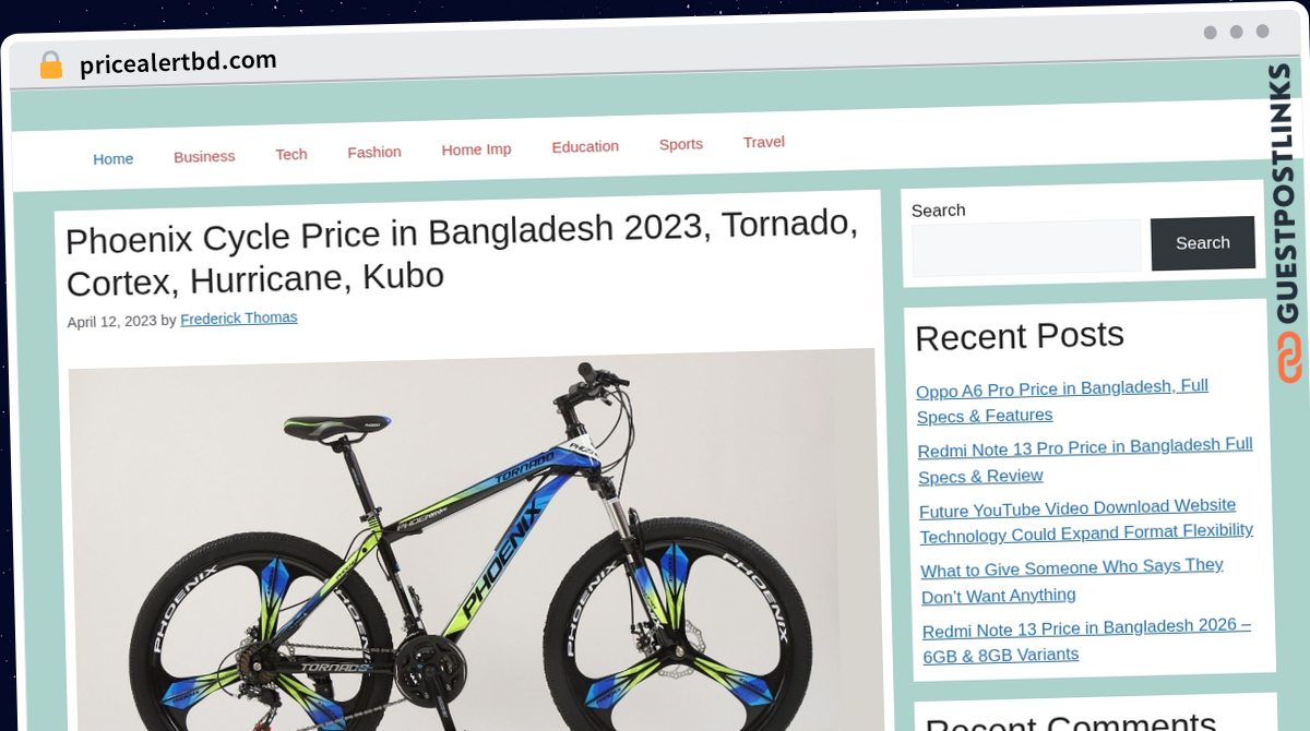 Publish Guest Post on pricealertbd.com