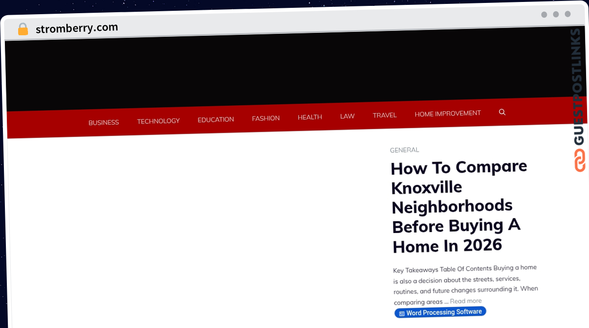 Publish Guest Post on stromberry.com