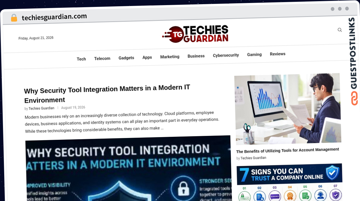 Publish Guest Post on techiesguardian.com