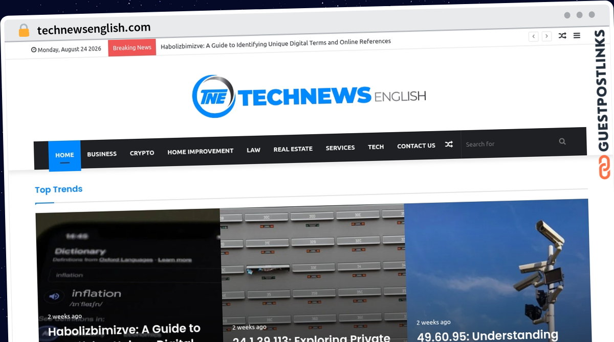 Publish Guest Post on technewsenglish.com