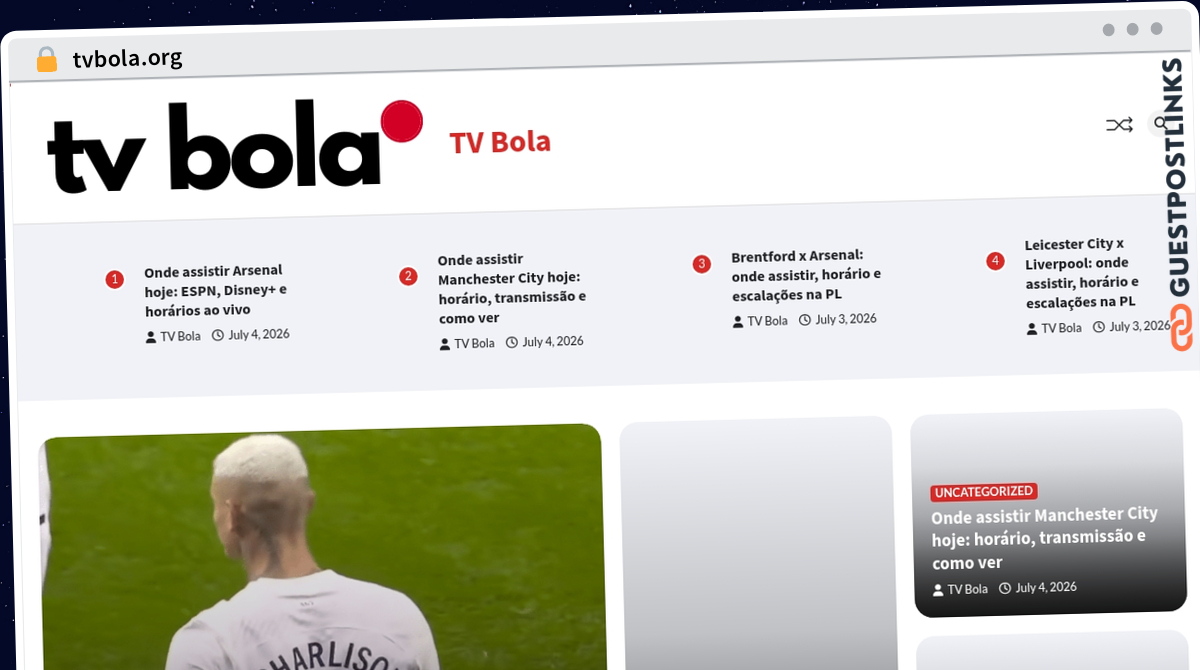Publish Guest Post on tvbola.org