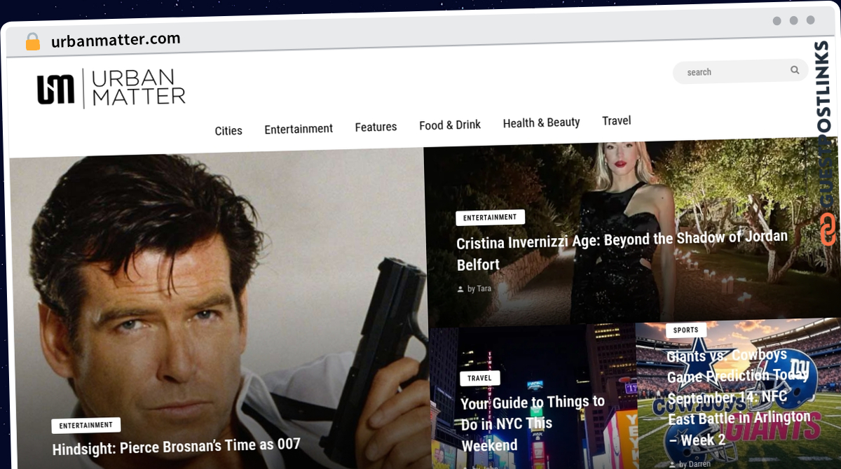 Publish Guest Post on urbanmatter.com