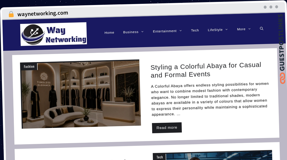 Publish Guest Post on waynetworking.com