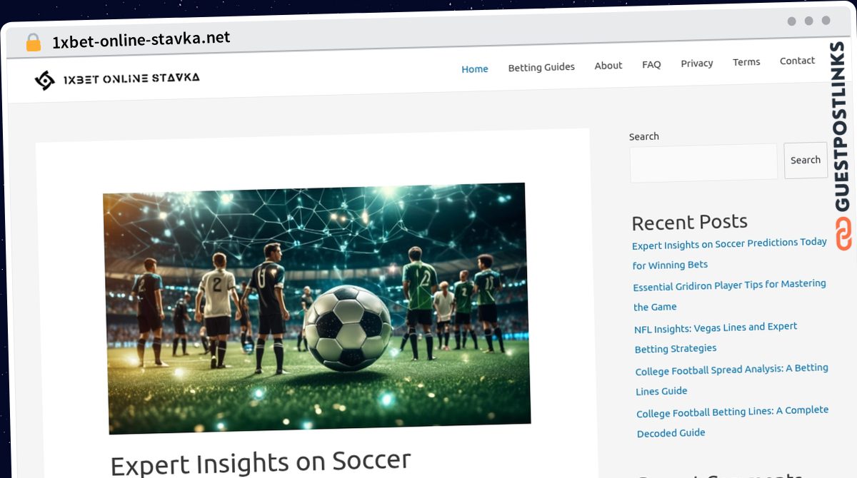 Publish Guest Post on 1xbet-online-stavka.net