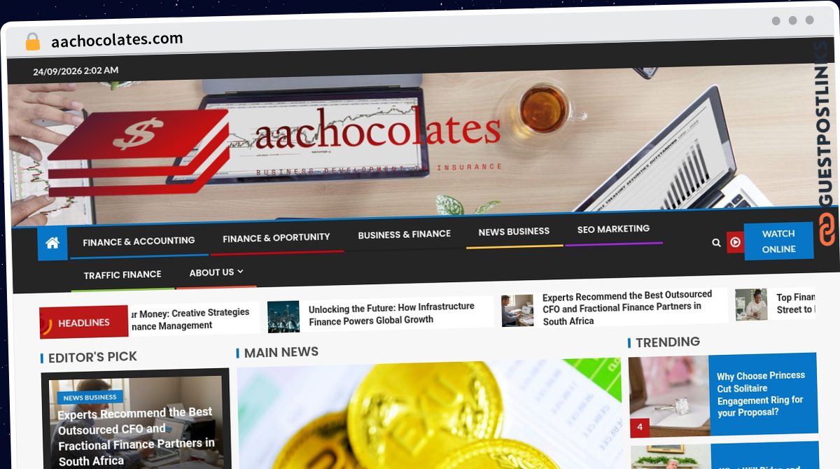 Publish Guest Post on aachocolates.com