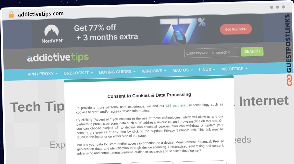 Publish Guest Post on addictivetips.com