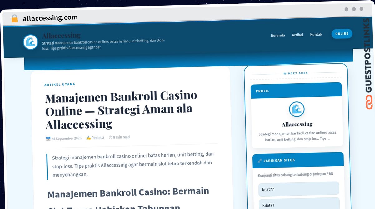 Publish Guest Post on allaccessing.com
