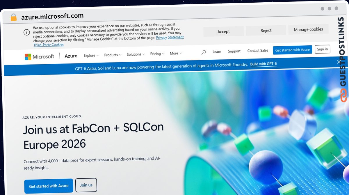 Publish Guest Post on azure.microsoft.com