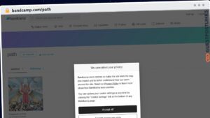 Publish Guest Post on bandcamp.com/path