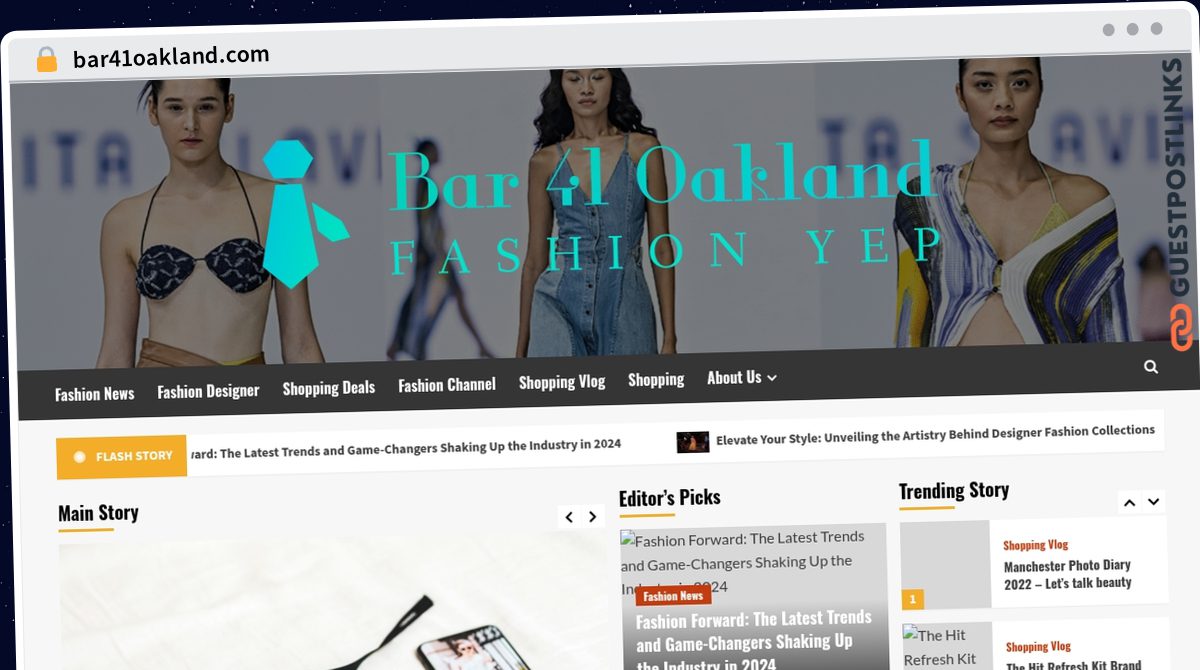 Publish Guest Post on bar41oakland.com