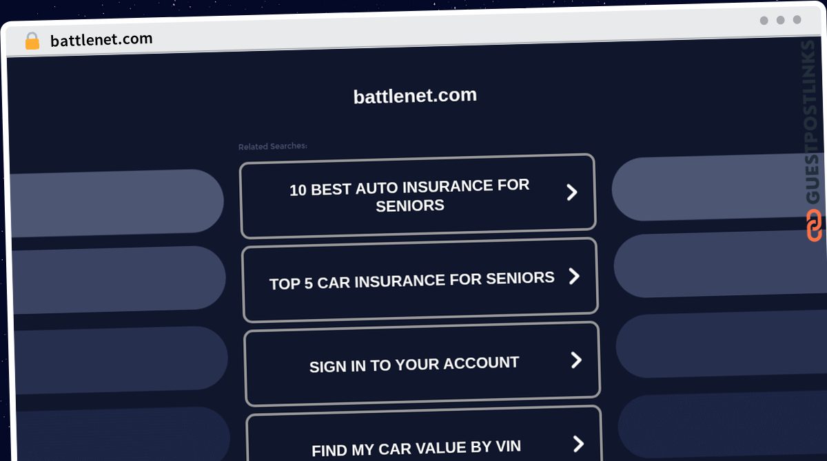 Publish Guest Post on battlenet.com