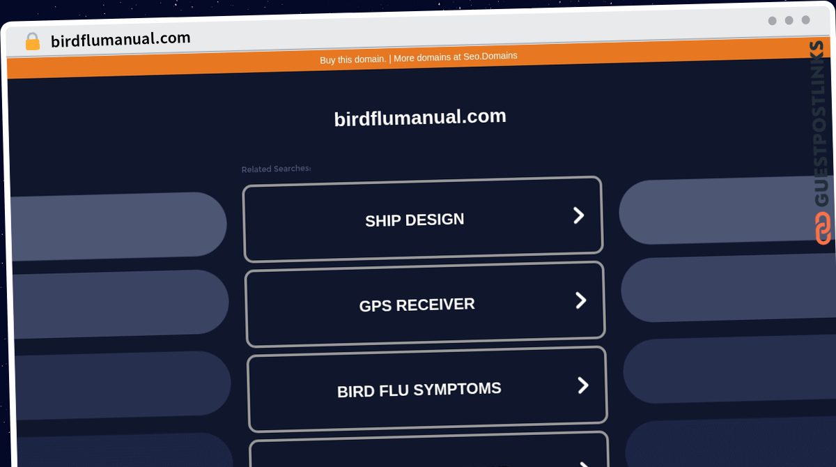 Publish Guest Post on birdflumanual.com