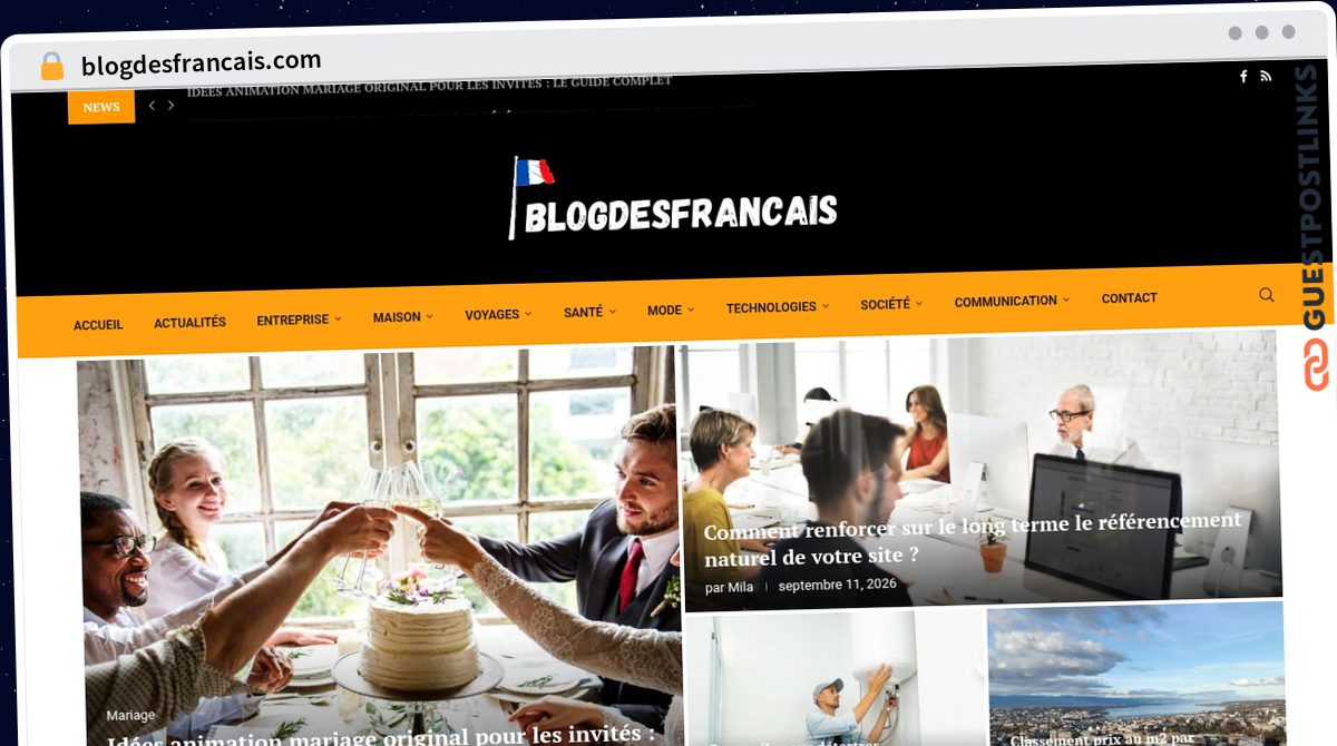 Publish Guest Post on blogdesfrancais.com