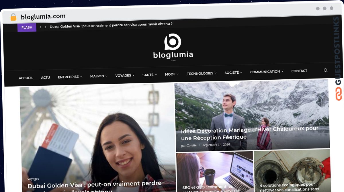 Publish Guest Post on bloglumia.com