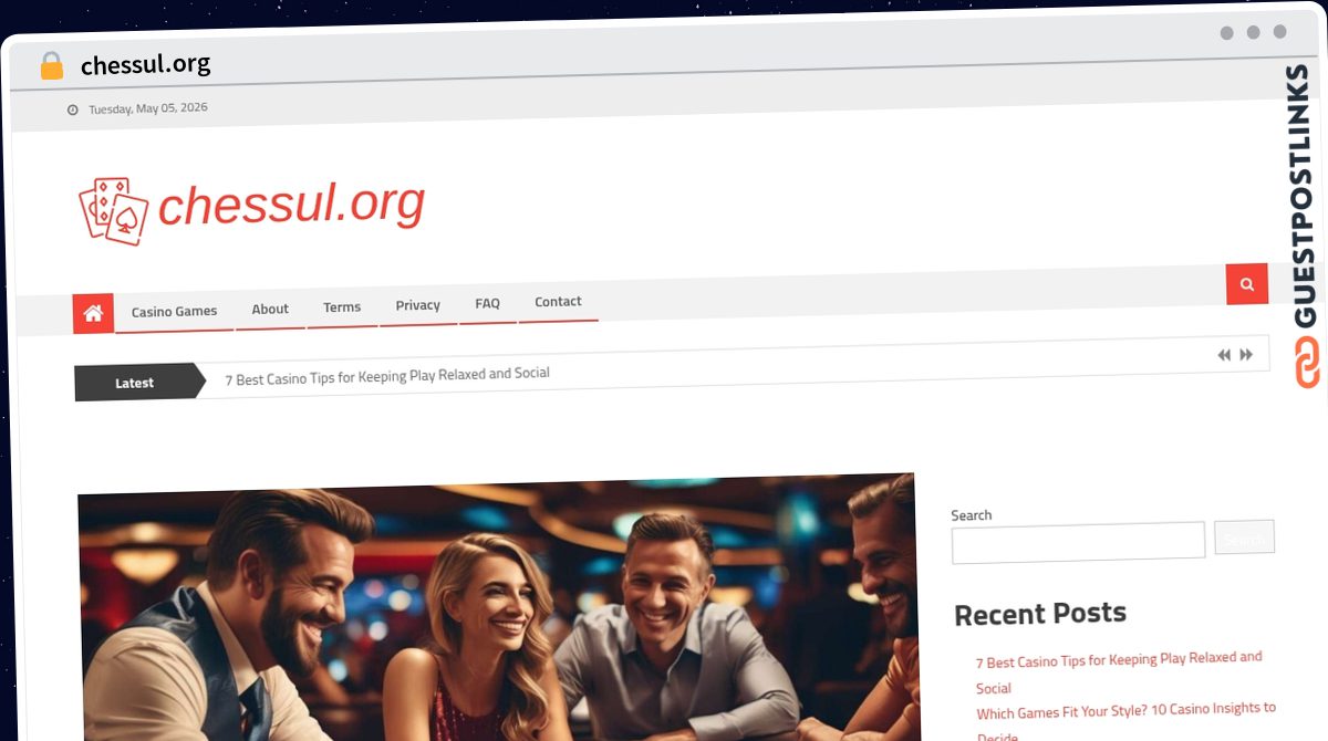 Publish Guest Post on chessul.org